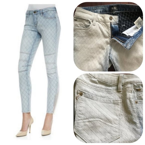 New Auc D-ID SKINNY STRETCHY CYCLE/BIKER JEANS - Picture 7 of 15